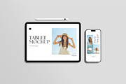 Tablet and Phone Mockup, an iPhone Mockup by Graphiculon (Thumbnail 2 of 11)
