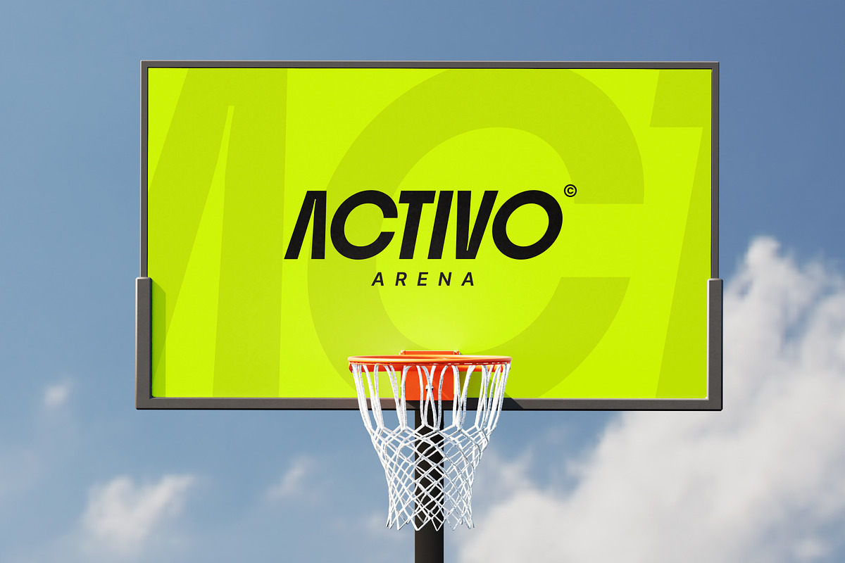 Basketball Backboard Mockup, an Advertising Mockup by SLAB! Design (Photo 4 of 6)