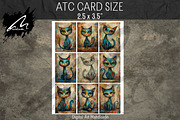 Cute Quirky Cat, Junk Journal Pages, an Animal Illustration by Digital Art Mahdiseño (Thumbnail 9 of 9)