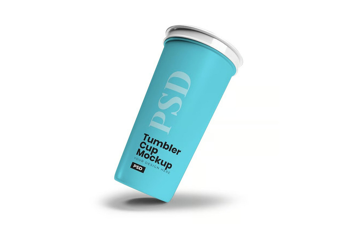 Tumbler Cup Mockup Template, a Cups & Container Mockup by DesignRushMarket (Photo 5 of 6)