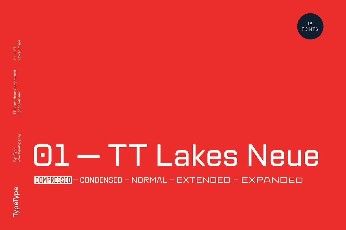 TT Lakes Neue Compressed, a Sans Serif Font by TypeType (Photo 1 of 6)