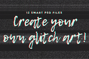 Photoshop Glitch text effects Vol.2 preview 2