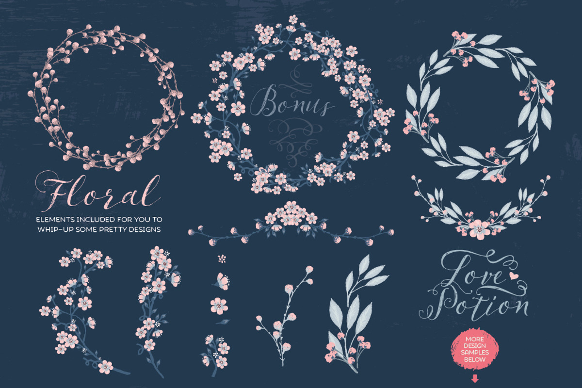 Pillowbook typeface + Extras! preview 5
