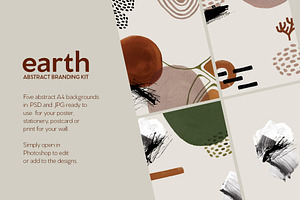 Earth Abstract Art Shapes & Textures