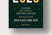 New Year Party Flyer Layout, a Flyer Template by MightyDesign (Thumbnail 3 of 8)