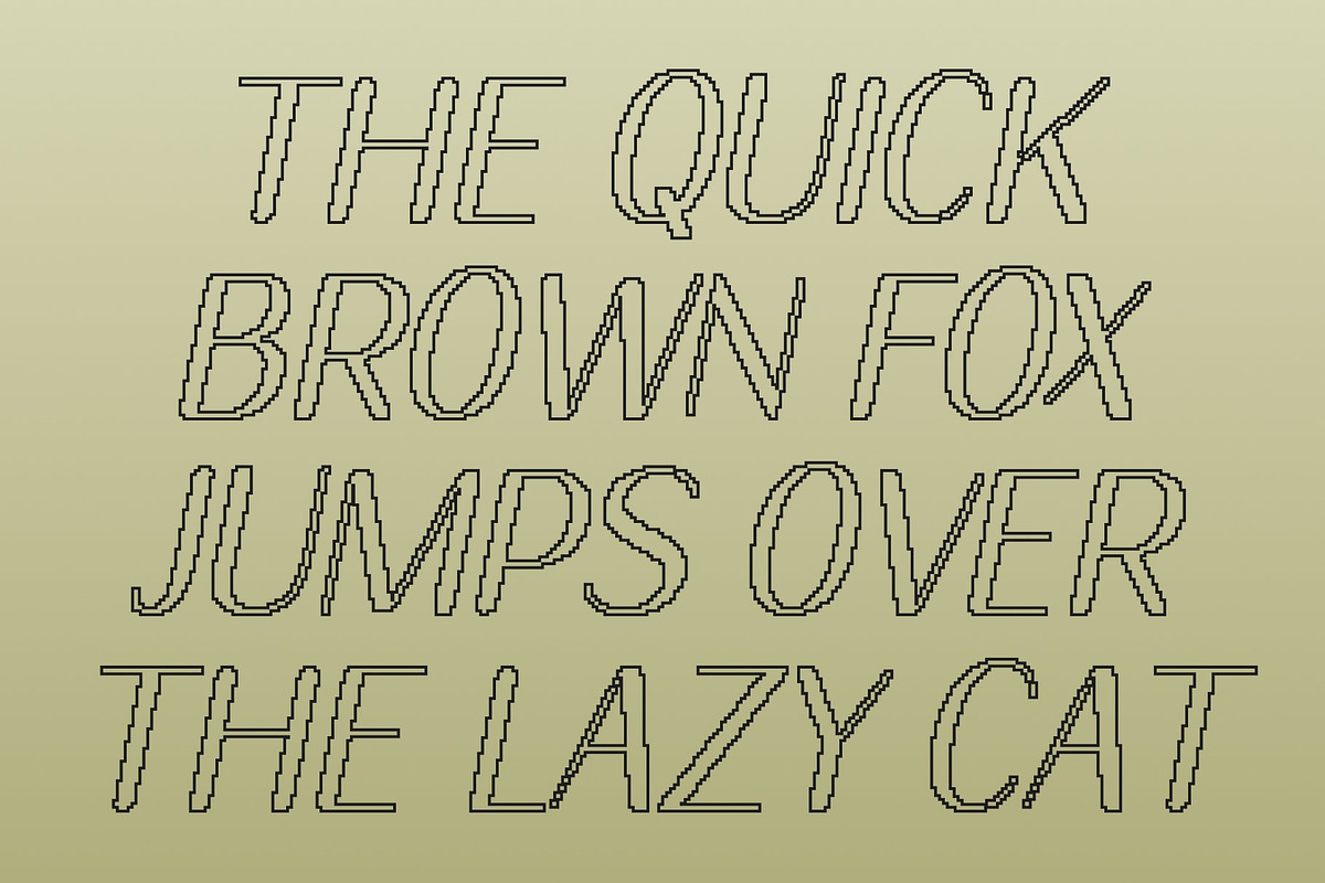 Nestine Rounded Pixel, a Sans Serif Font by Craft Supply Co. (Photo 5 of 8)