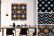 37 seamless blue modern pattern, a Pattern Graphic by ARTOZEN DIGITAL (Thumbnail 10 of 15)