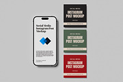 Social Media Post Mockup, an Advertising Mockup by GraphicWindow (Thumbnail 2 of 5)