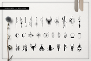 Totem. Mystical Font. Line Art Style, a Script Font by Cosmic Store (Thumbnail 5 of 35)