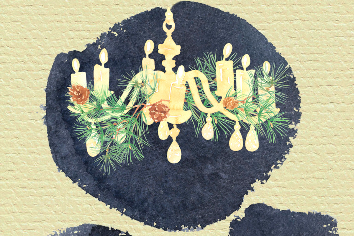Watercolor Christmas clipart, a Decorative Illustration by ElectricMirror (Photo 4 of 7)