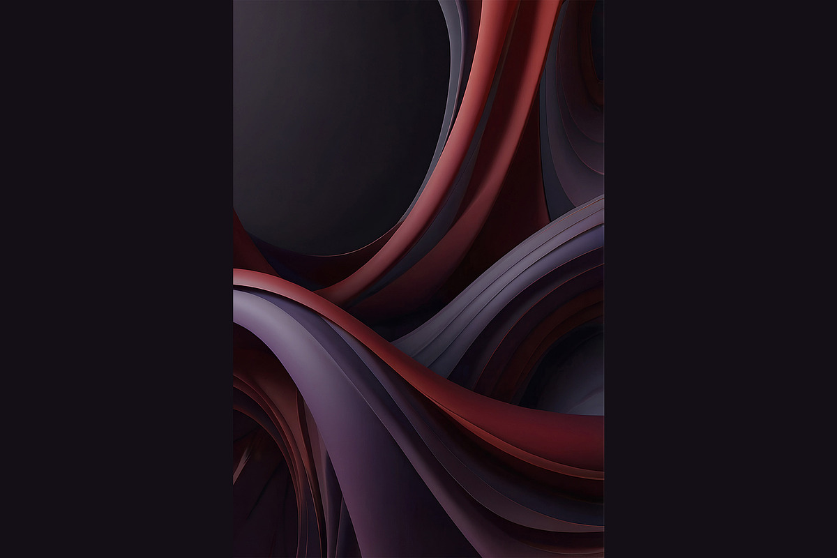 Dark Liquid 3D Backgrounds, a Decorative Illustration by StockVerse Creative (Photo 2 of 4)