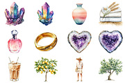 Watercolor Ocean Breath Clipart, an Illustration by CitraGraphics (Thumbnail 3 of 5)
