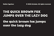 Malika | Warm & Bold Sans Serif Font, a Sans Serif Font by Artolabs (Thumbnail 4 of 8)