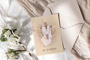 Easter Card Cross Art He Is Risen, a Card Template by PawGraphic (Thumbnail 5 of 10)