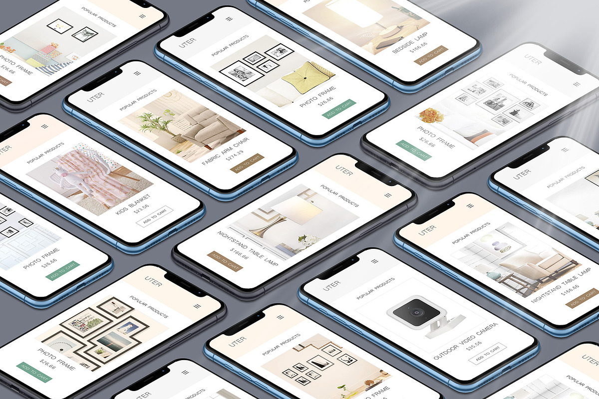 3D iPhone Presentation Mock-Up Bun 4, an iPhone Mockup by Graphicsworld125 (Photo 9 of 15)