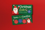 Christmas Sale Voucher, a Card Template by graphicook (Thumbnail 1 of 3)