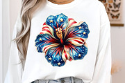 4th Of July Flowers Clipart, an Illustration by SinaCreation (Thumbnail 4 of 9)