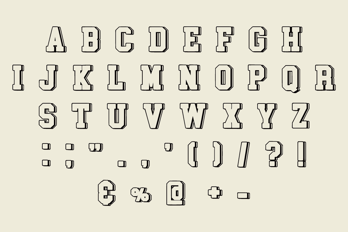 Brody Sport, a Slab Serif Font by Fourteen Letter (Photo 3 of 7)