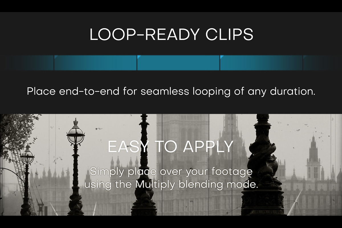 Vintage Film Video Overlay Kit, a Texture Graphic by Enchanted Studios (Photo 3 of 5)