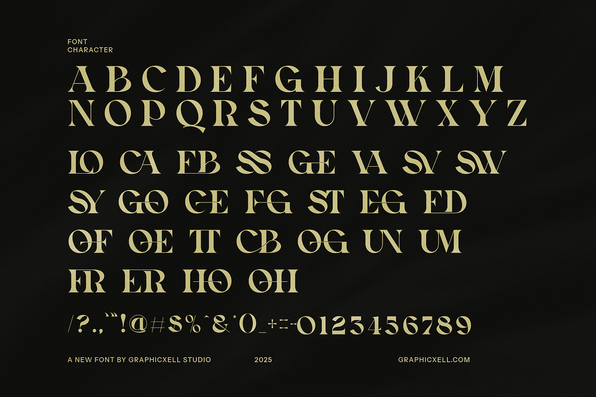 Syosta Work Display Serif Font, a Serif Font by Graphicxell (Photo 7 of 7)