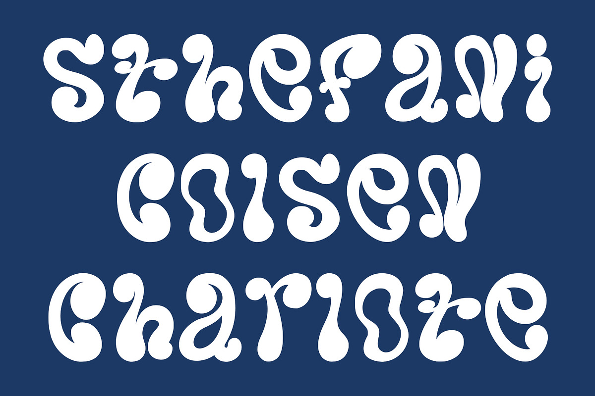 Pilliarl Fun Slime Display Font, a Handwritten Font by Maulana Creative (Photo 4 of 7)