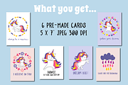 Unicorn Disco Collection - Clip Art, a Graphic by Miri Campbell (Thumbnail 5 of 8)