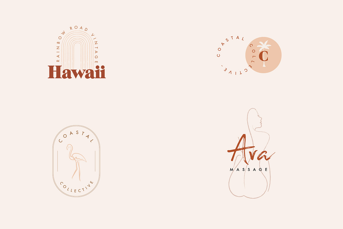 16 Feminine Logo Templates, a Branding & Logo Template by ParadiseStore (Photo 3 of 7)