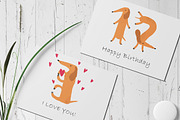 Cute Dachshund Digits, an Animal Illustration by Anna Isaeva (Thumbnail 6 of 6)