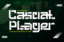 Casual Player - Space Font