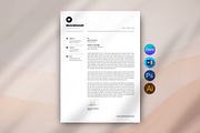 Canva Letterhead and Invoice, a Stationery Template by DesignDevisers (Thumbnail 3 of 19)