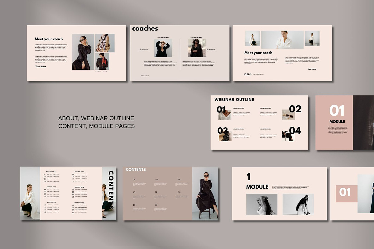 Canva Webinar Slide Deck Template, a Presentation Template by Deepa Template Studio (Photo 2 of 15)