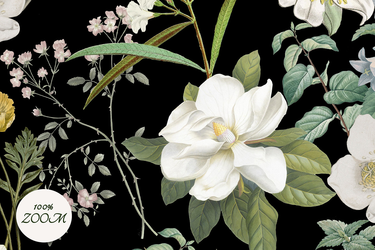 Floret Flow Prints & Patterns, a Pattern Graphic by GND ART STUDIO