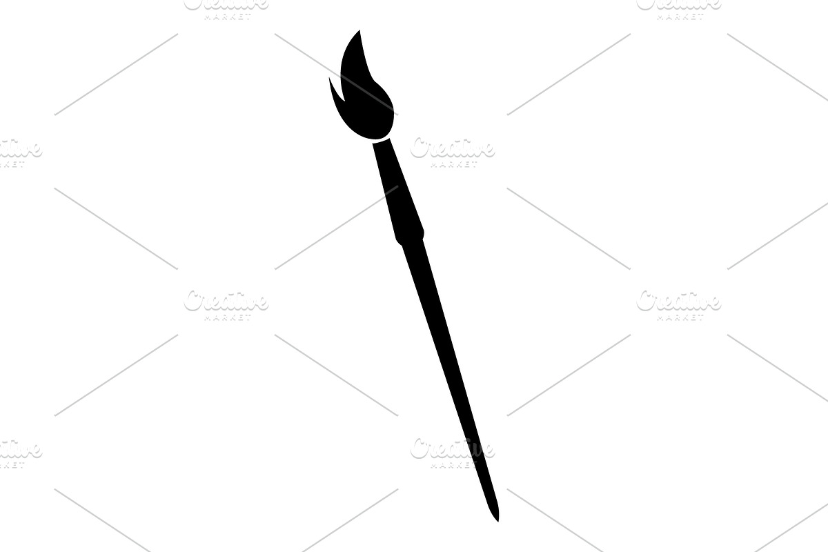 Paintbrush artists, an Icon by Mark1987