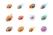 Splash American Football Ball PNG, an Illustration by SinaCreation (Thumbnail 2 of 7)