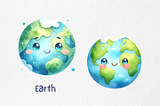 Cute Space Object Clipart, an Education Illustration by jvxvxnism (Thumbnail 10 of 16)