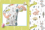 Rabbits Collection: patterns, cards, an Animal Illustration by Gulnara Sabirova (Thumbnail 4 of 16)