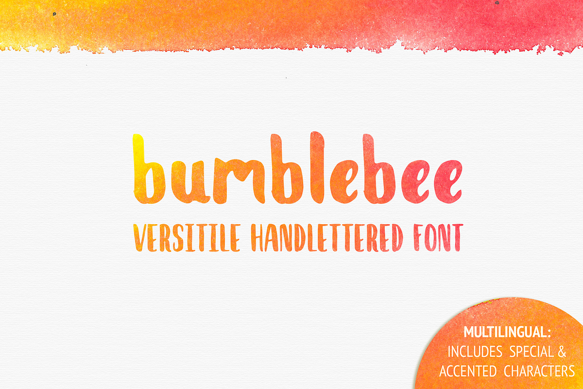 bumblebee - Handlettered Font