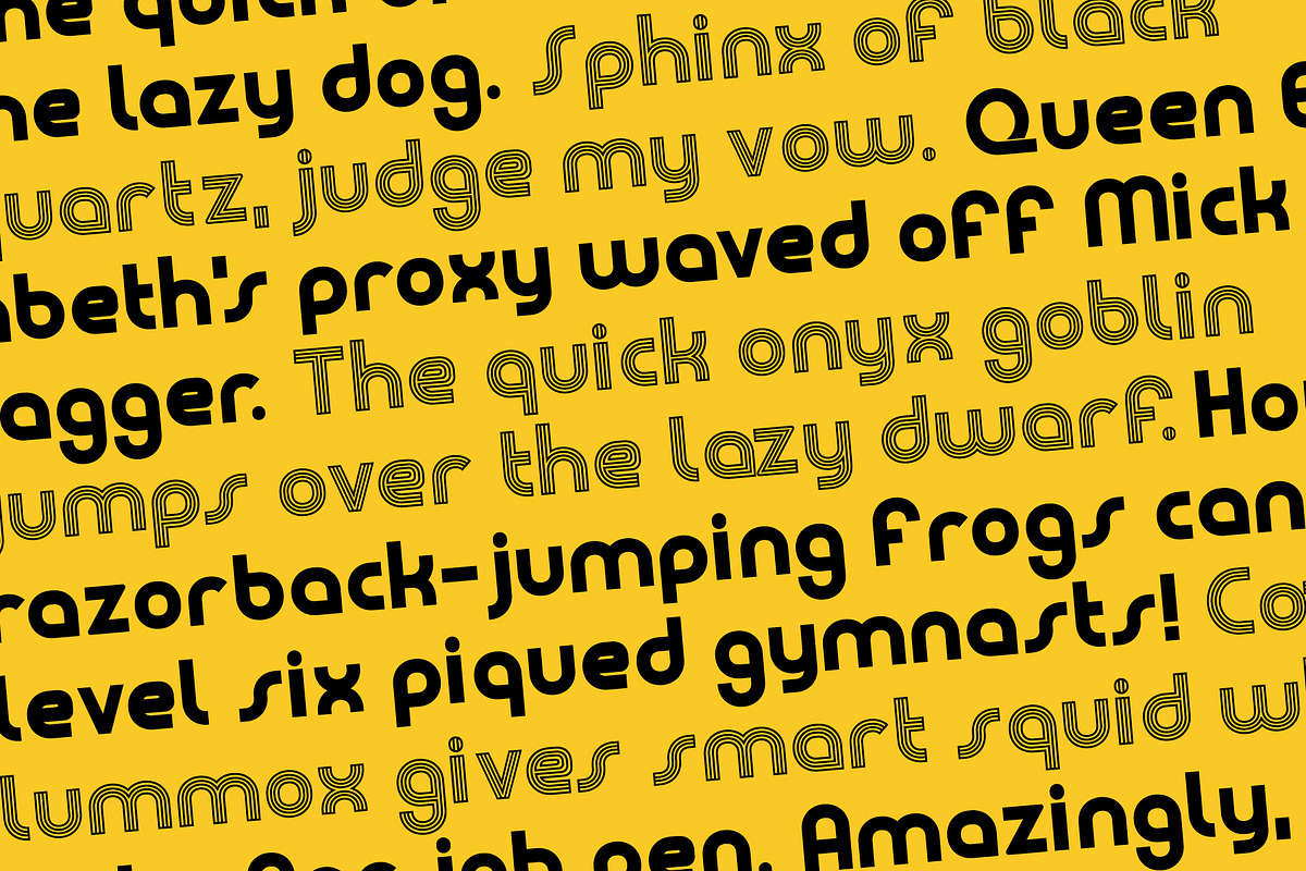 Mutiny, a Sans Serif Font by Loudoun Design Co. (Photo 2 of 6)