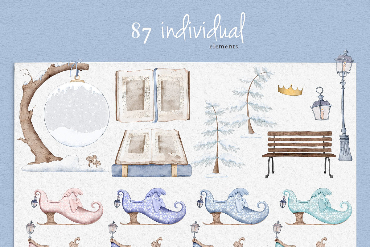 Enchanted Christmas Illustrations, a Graphic by Pretty Little Lines (Photo 18 of 21)