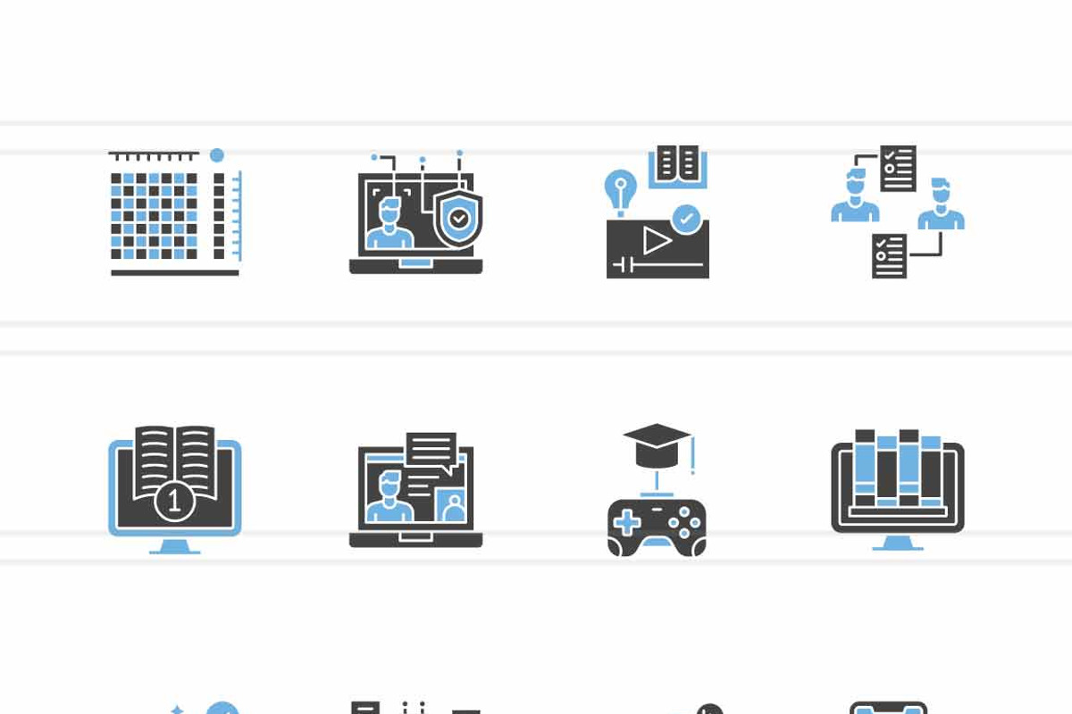 25 EdTech & AI Learning Icons, a Solid Icon by IconBunny (Photo 2 of 2)