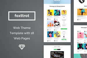 Foxttrot Web Theme Template