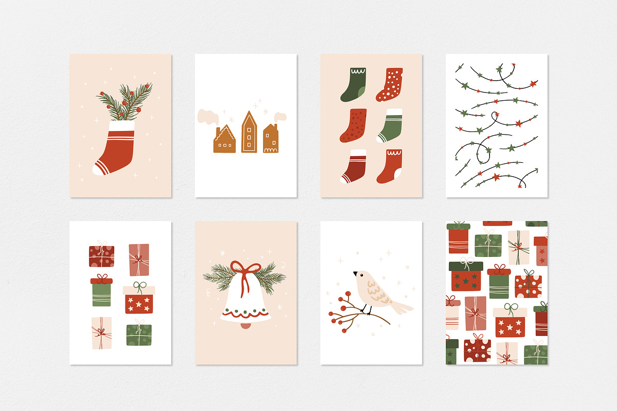 Winter Holiday - Christmas Set, a Pattern Graphic by simpleblues (Photo 3 of 9)