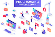 Mega Bundle Isometric Elements, an Illustration by alexdndz (Thumbnail 20 of 27)