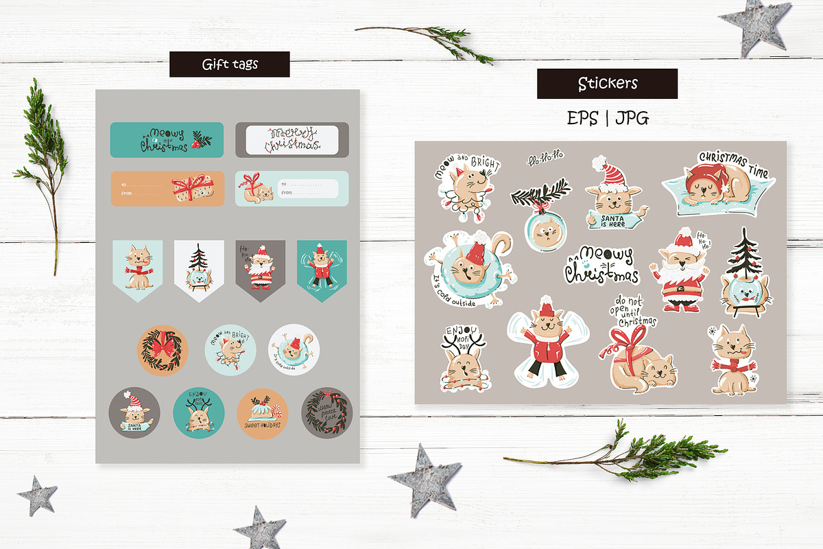 Christmas cats Collection, a Graphic by Nafanya (Photo 9 of 11)