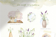 Spring Snowdrop and Muscari Clip Art, an Illustration by Julia M. Watercolor (Thumbnail 3 of 12)