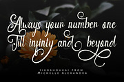 Alana Rodriguez, a Script Font by Majelis Art (Thumbnail 5 of 9)