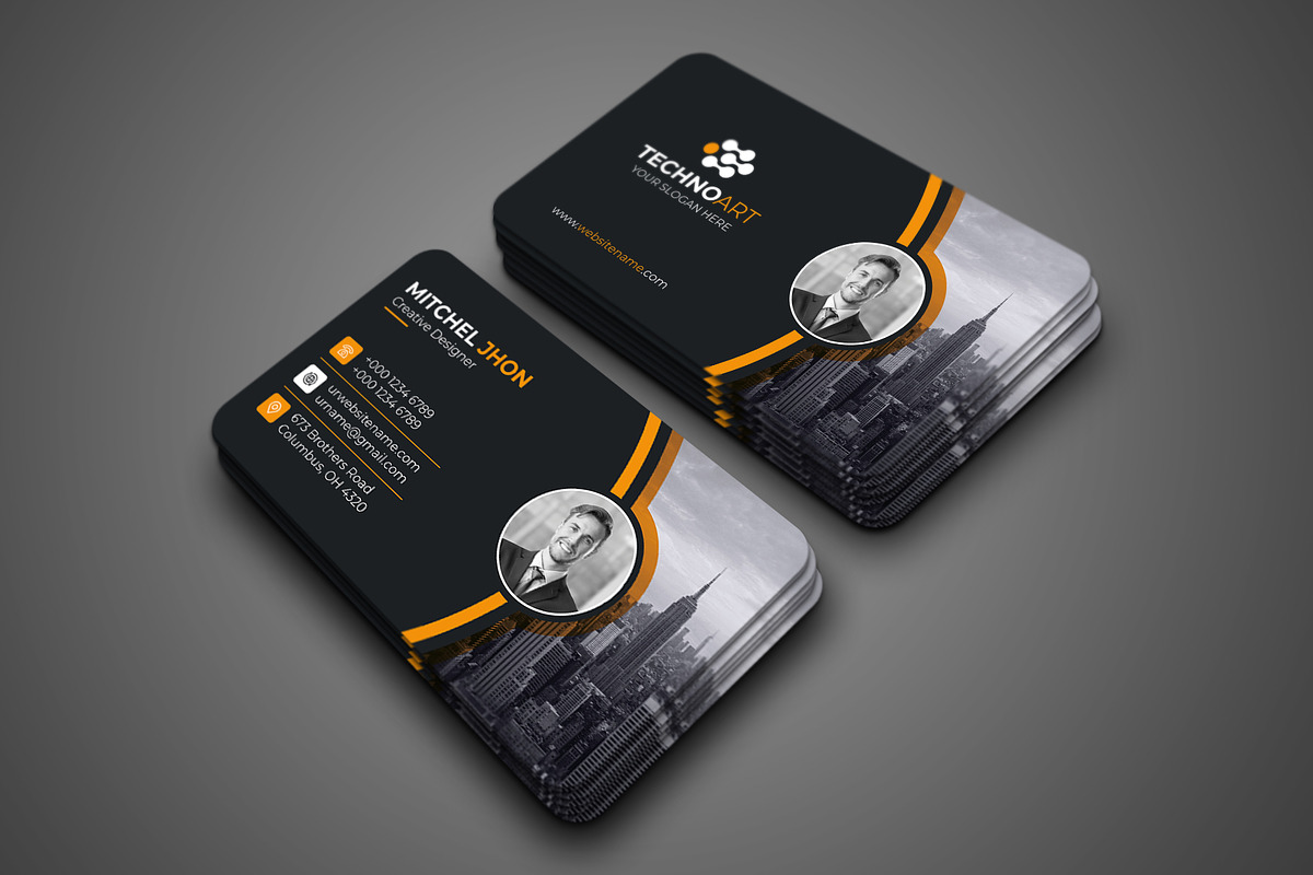 Creative And Corporate Business Card, a Business Card Template by GFXCity (Photo 3 of 4)