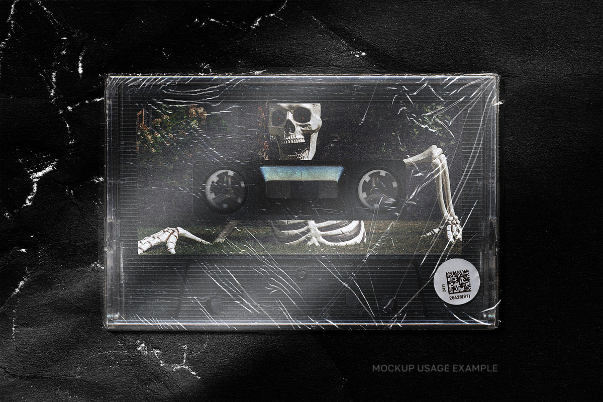 CASSETTE TAPE MOCKUP, a Packaging Mockup by BORT GRAPHIC (Photo 8 of 8)