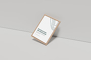 Wooden Frame Poster Mockup, an Advertising Mockup by Gatamotion (Thumbnail 4 of 5)