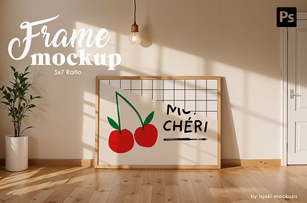 Landscape Frame Mockup | 5x7 Ratio
